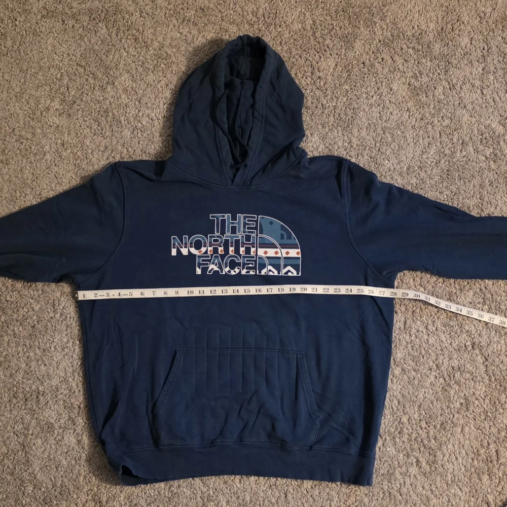 The North Face Blue Aztec Hoodie - Picture 3 of 5